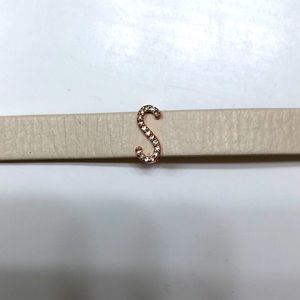 💎 KEEP Collective Rose Gold Pave S Charm 💎